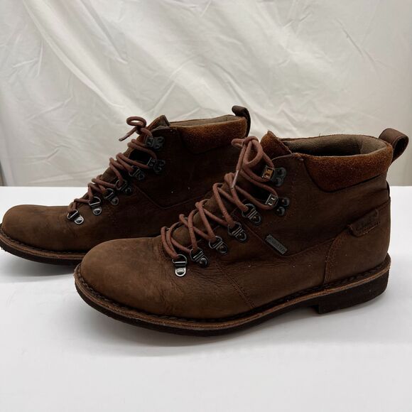 Clarks Mens Lawes High GTX Brown Lea Hiking , Cushion Soft Sz 10 - Picture 3 of 10